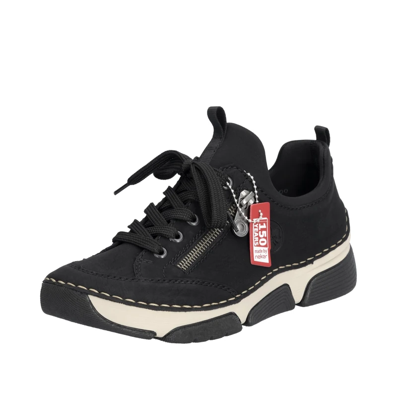 Rieker Excursion Womens Trainers 4 UK Black/Black