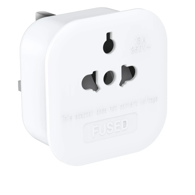 European to UK Plug Adapter US to UK Power Adaptor,US to UK Travel Adapter,13A 250V World Global Appliance Converter for the Visitor from USA, EU, Australia, Thailand, Canada, Japan,China.