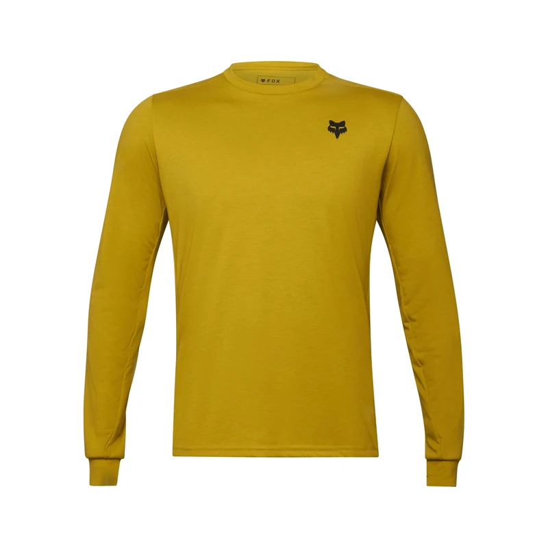 Fox Racing Unisex Adult Long Sleeve Cycling Jersey Fox Ranger DR MD Mustard M Shirt, M