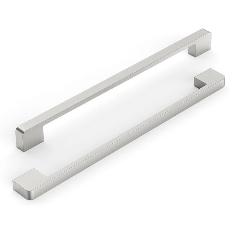 KNOKLOCK 10 Pack 8.8 Inch(224mm) Kitchen Cabinet Handles Brushed Satin Nickel Cabinet Pulls Kitchen Cabinet Hardware Drawer Pulls for Cupboard Wardrobe