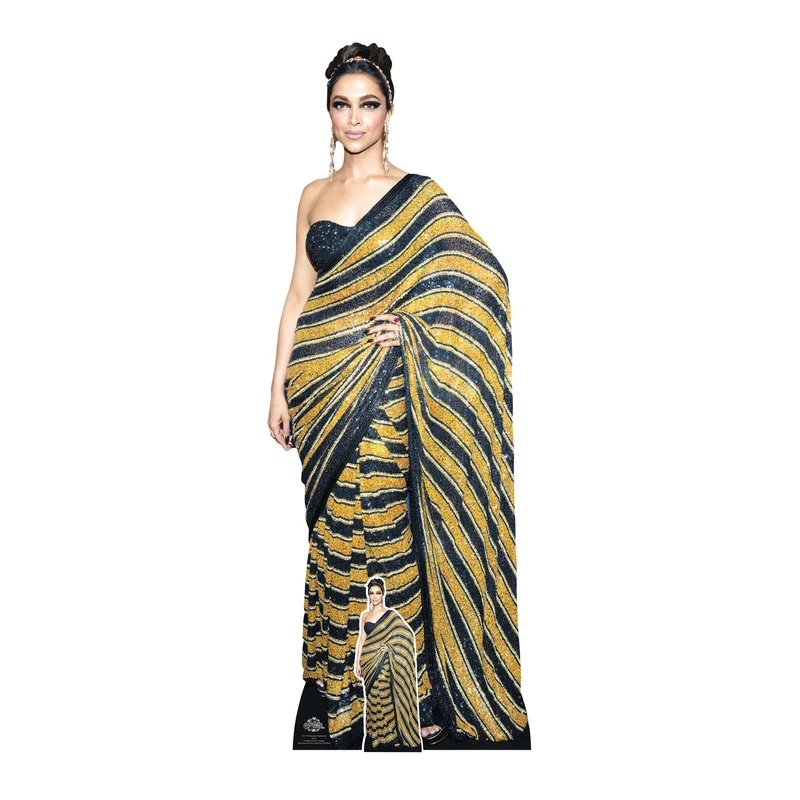 Star Cutouts CS1179 Deepika Padukone Lifesize Cardboard Cutout 175cm – Bollywood Party Decoration, Event Display & Fan Gift