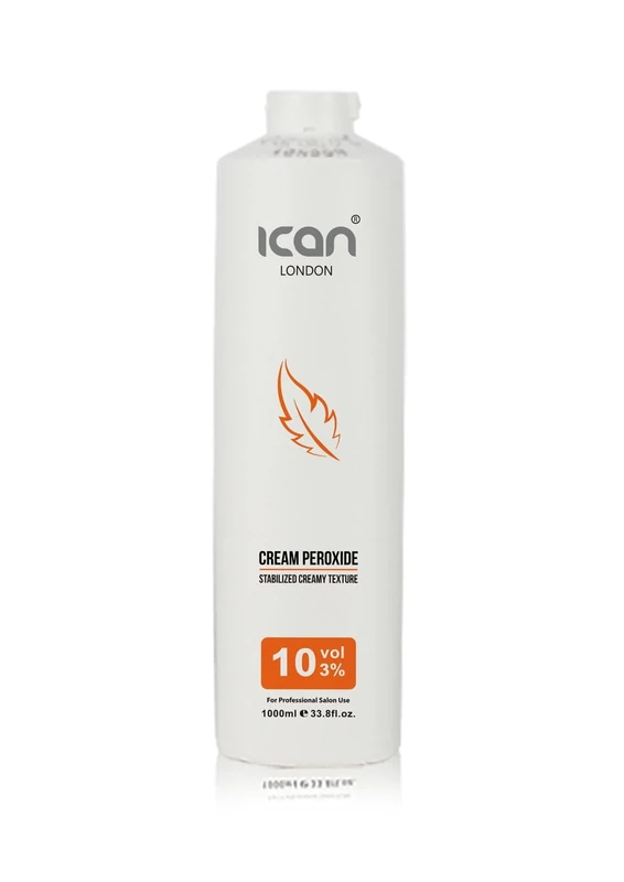 ICAN LONDON PROFESSIONAL CREAM PEROXIDE 10 VOLUME 3% 1000 ML (1 LITRE)