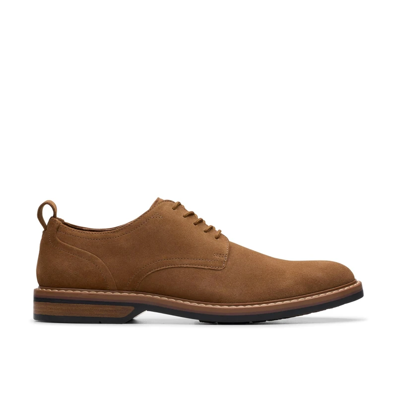 Clarks Aldwin Lace Mens Cola Suede, 8.5