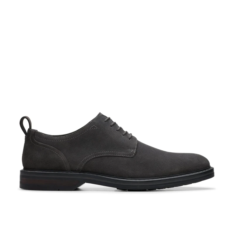 Clarks Aldwin Lace Mens Dark Grey SDE, 6.5