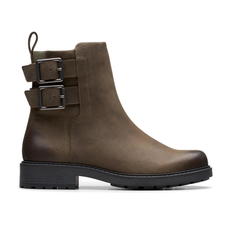 Clarks Orinoco2 Bay Womens Mole Grey Lea, 3