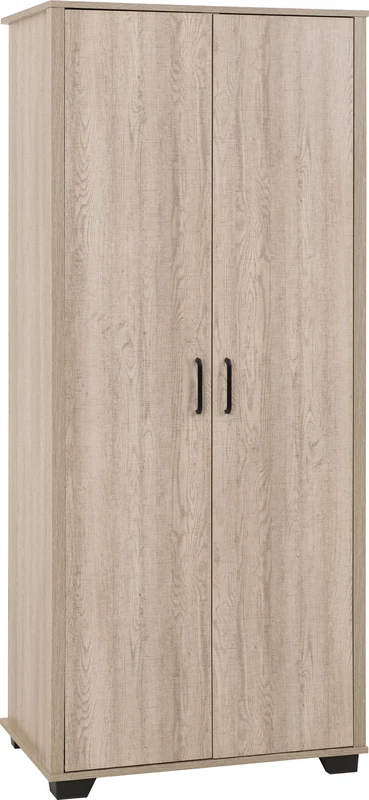 Seconique Oliver 2 Door Wardrobe in Light Oak Effect