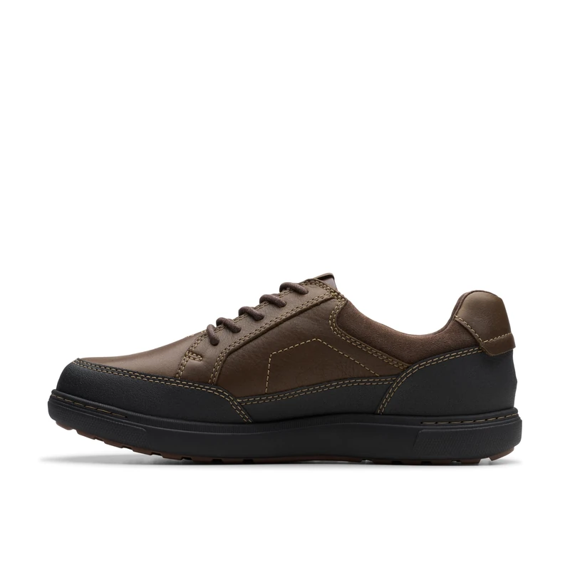 Clarks Mapstone LoGTX Mens Dark Brown Lea, 6