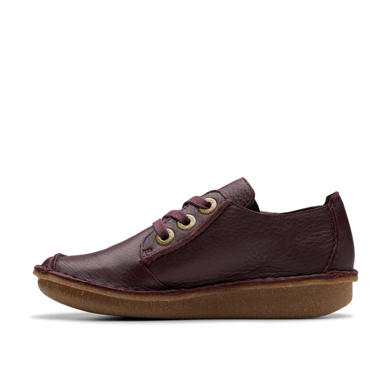 Clarks Funny Dream Womens Wine Leather, 4 - Image 1