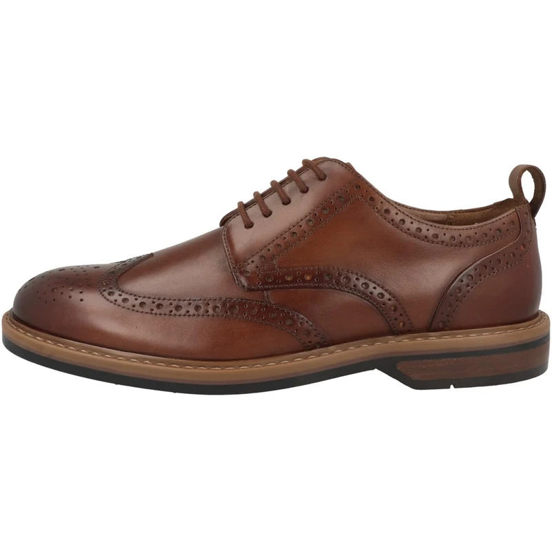Clarks Aldwin Limit Mens Mid Tan Lea, 8.5