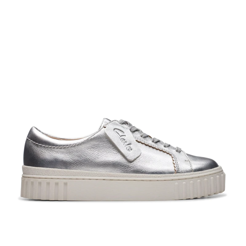 Clarks Mayhill Walk Womens Silver Metallic, 7