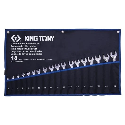 Ultra-Light Combination Spanner Case 6-24 mm - 18 Pieces