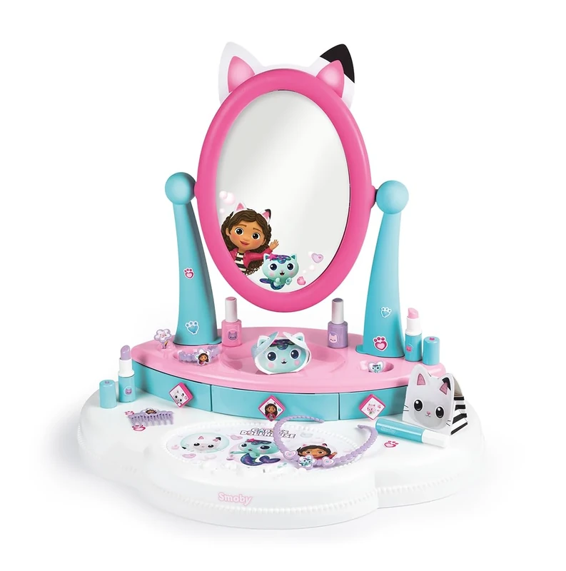 Smoby Gabby's Dollhouse Beauty Studio Pretend Playset For Kids