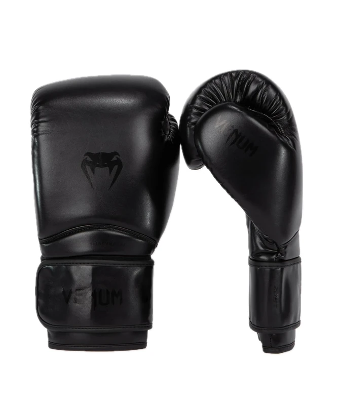 Venum, Contender 1.5 Boxing Gloves, Unisex Adult, 16 Oz, Black/Black