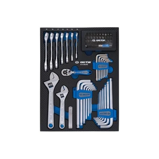 Foam Module + PP 90 Pieces Allen/Combination bits and Wrenches