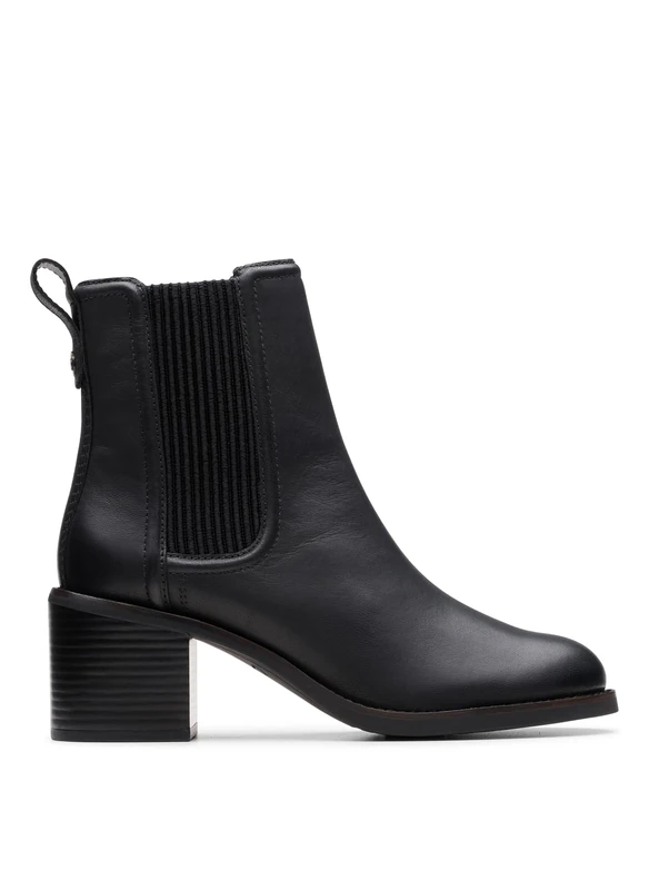 Clarks Chamberly Top Womens Black Leather, 3.5