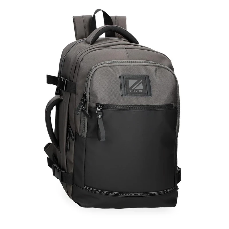 Pepe Jeans Joumma Bags Stratford Polyester Backpacks and Shoulder Bags Various Sizes, gray, standard size, cabin backpack