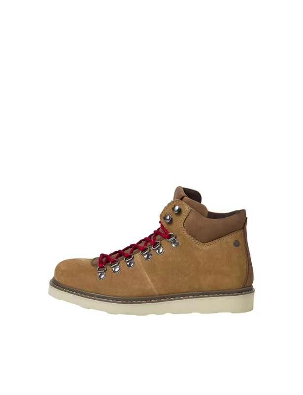 JACK & JONES Male Boots, Tobacco Brown, 6 UK