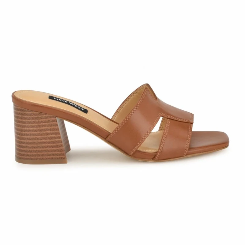 Nine West Women's Griselda Heeled Sandal, New Luggage 120, 3.5 UK