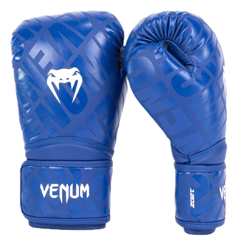 Venum, Contender 1.5 XT Boxing Gloves, Unisex Adult, 14 Oz, White/Blue