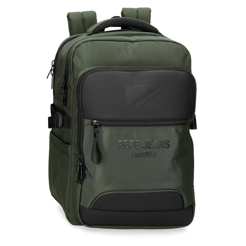 Pepe Jeans Men's Bromley Luggage Messenger Bag, Green, standard size, laptop backpack