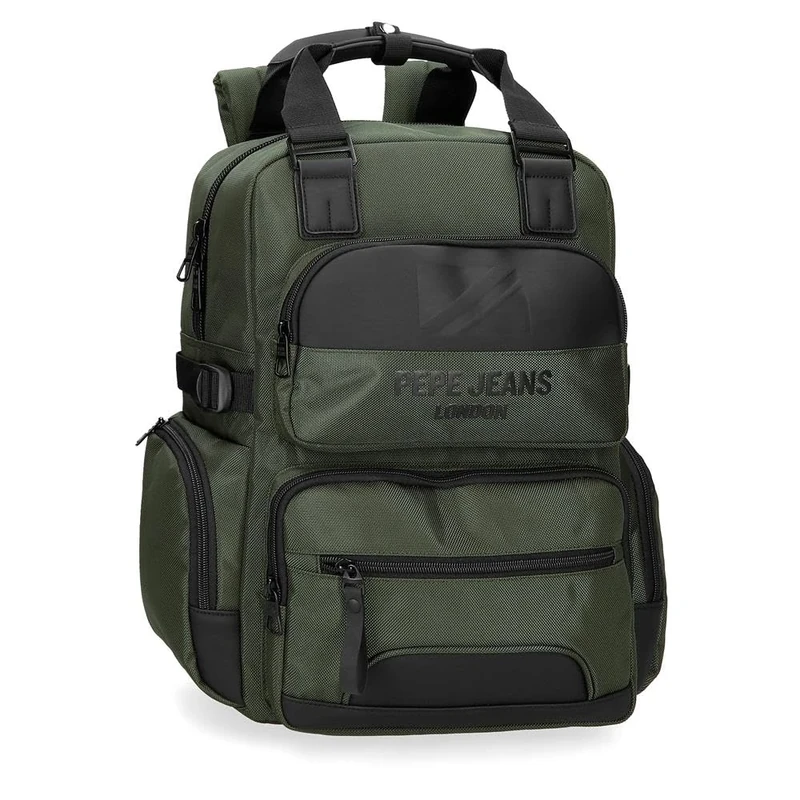 Pepe Jeans Men's Bromley Luggage Messenger Bag, Green, standard size, laptop backpack