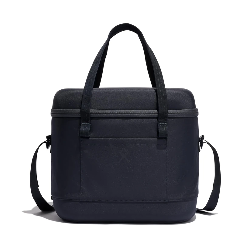 HYDRO FLASK - Carry Out Soft Cooler 20 L (21.1 qt) - Insulated Soft Cooler with Wide Opening and Lightweight Design - Up to 24 Hours Cold - Recycled Polyester - Black