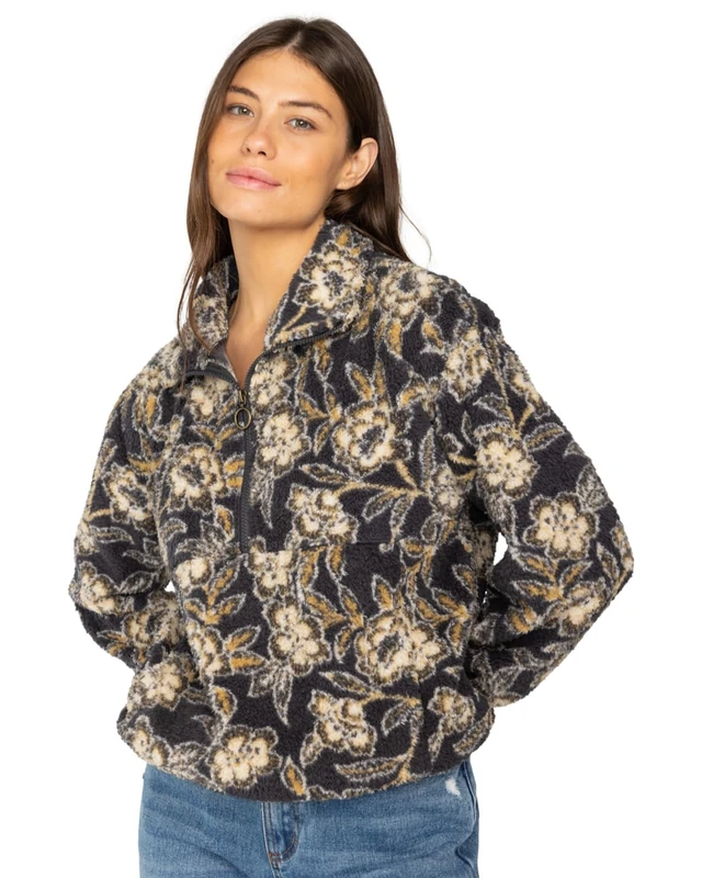 Billabong Fleece TIME OFF Women Black XXL