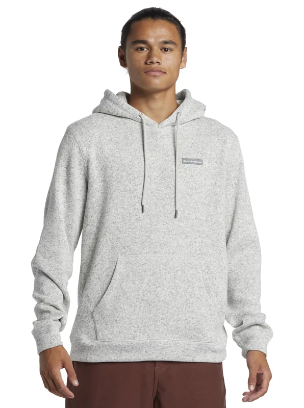 Quiksilver Fleece sweater KELLER HOODIE Men Grey S