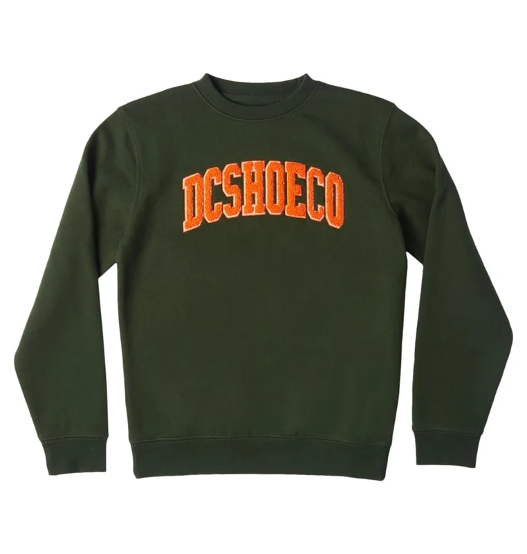 Dcshoes Top VARSITY CREW BOY Youth Green 12/M