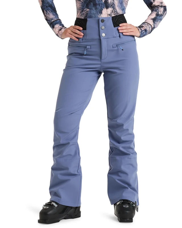 Roxy Pants Rising HIGH PT Women Blue L