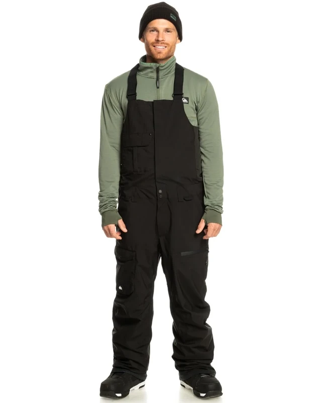 Quiksilver Snow Pants Utility BIB Men Black XS