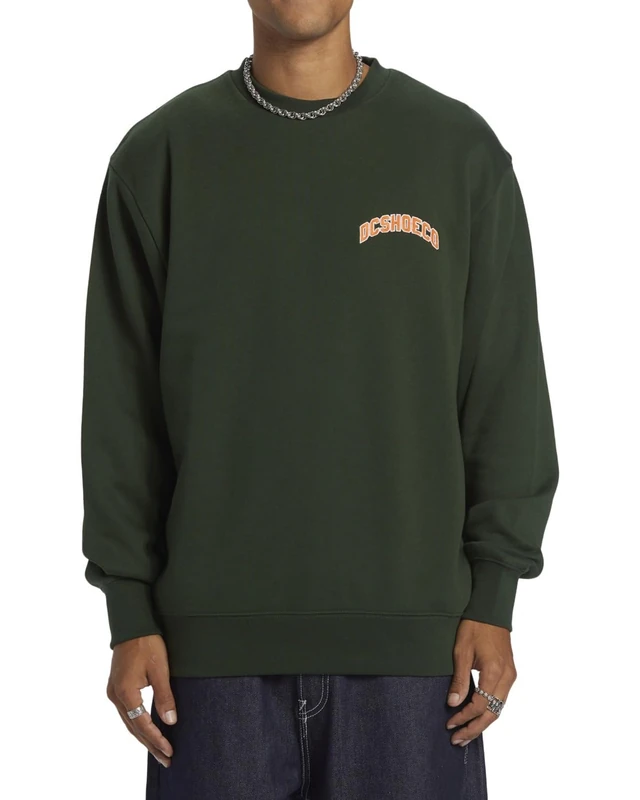 Dcshoes Fleece top VARSITY CREW Men Green XL