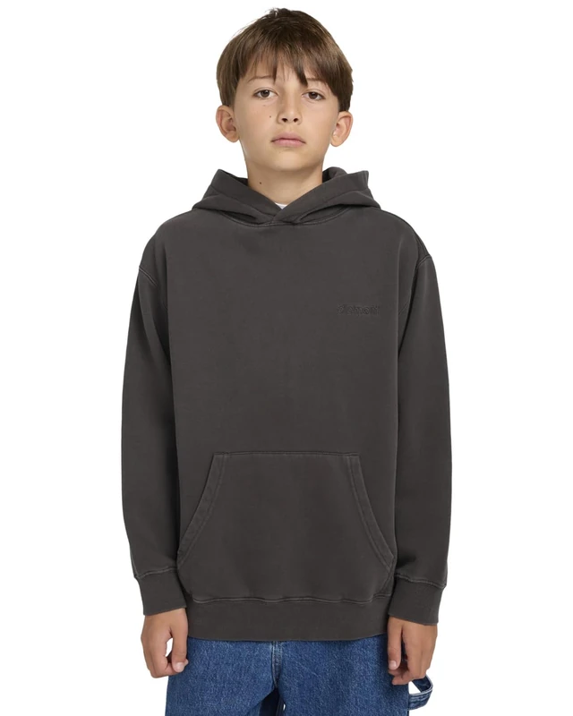 Element Pullover Hoodie LOWCASE PIGMENT PO Y Boy's Black S/10 - Image 1