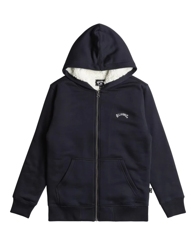Billabong Zip-Up Fleece ARCH SHERPA Boys 8-16 Blue XS/8