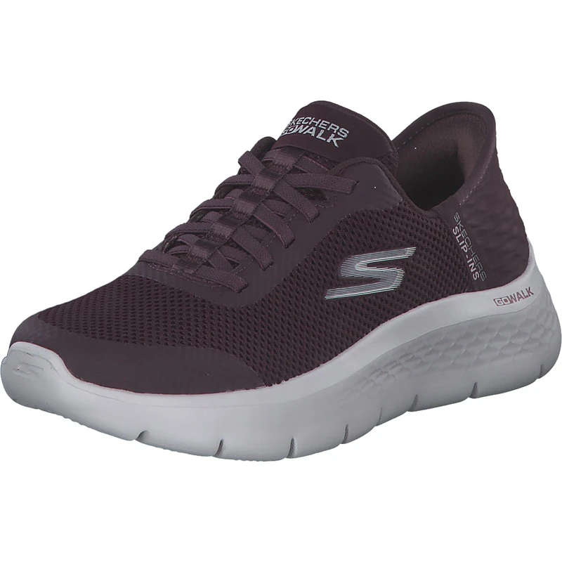 Skechers Women's Go Walk Flex Hands Free Slip-ins-Grand Entry Sneaker, Burgundy, 2 UK