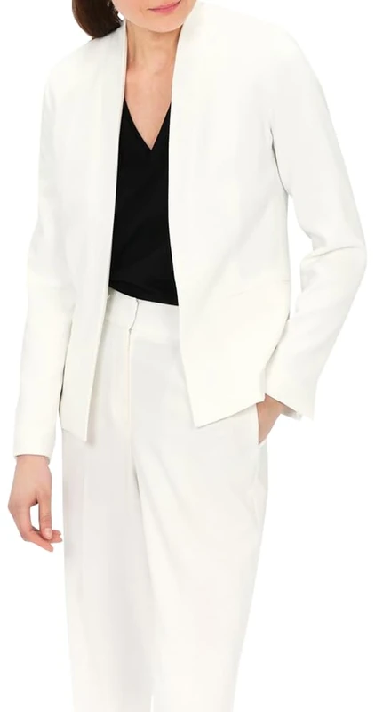 Carol Mid-Length Blazer Jacket Beige