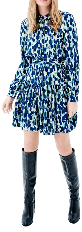 Caroll Women's 241r-romane Robe, Blue, 40 EU