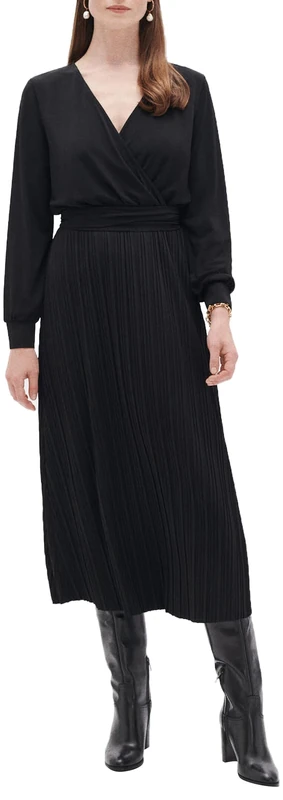 Caroll Women's 232r-rapha Robe, Black, 8