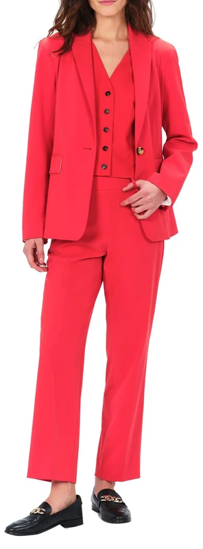 Caroll Women's TROUSERS-241P-POLGA/VERMILLON/34, Red, UK 6