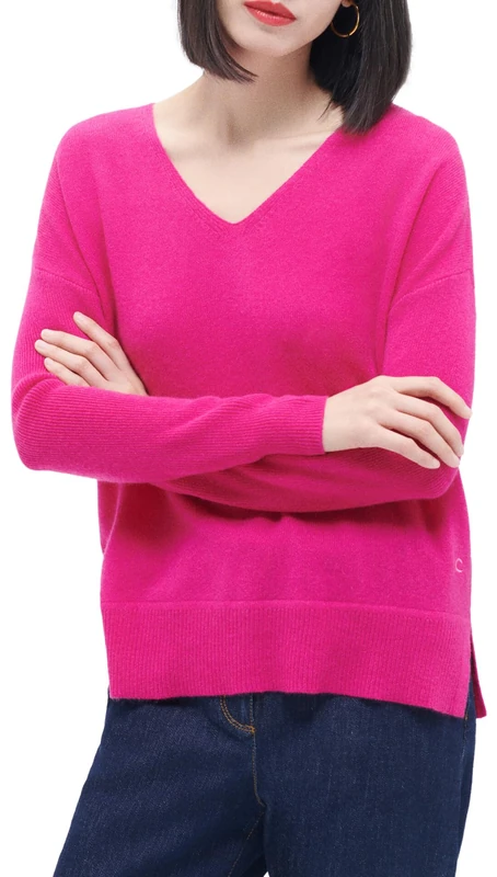 Caroll Women's 241k-mthelmie Pullover Sweater, Pink, XS