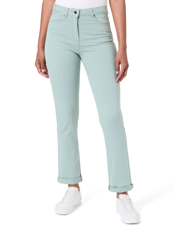 Caroll Women's Pk043-Darling Dress Pants, Green, UK 16