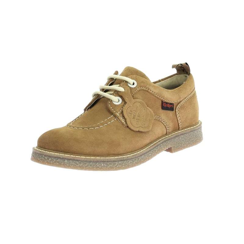 KICKERS Women's Kick Levy Oxford Shoe, Light camel, 5.5 UK
