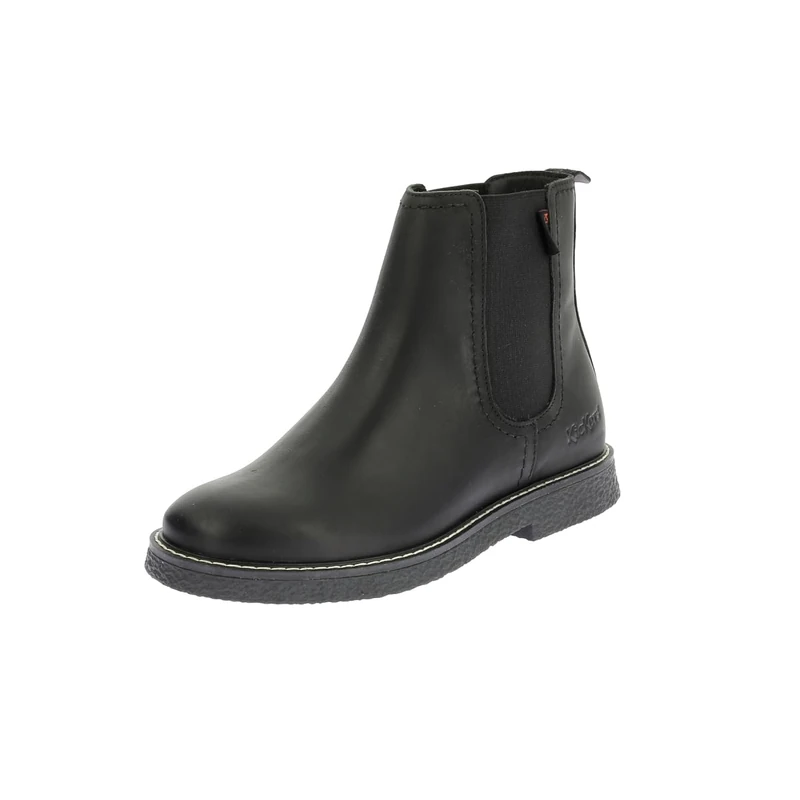 Kickers Womens Kick Lorel Chelsea Boots, Black Sem Mat, 4 UK