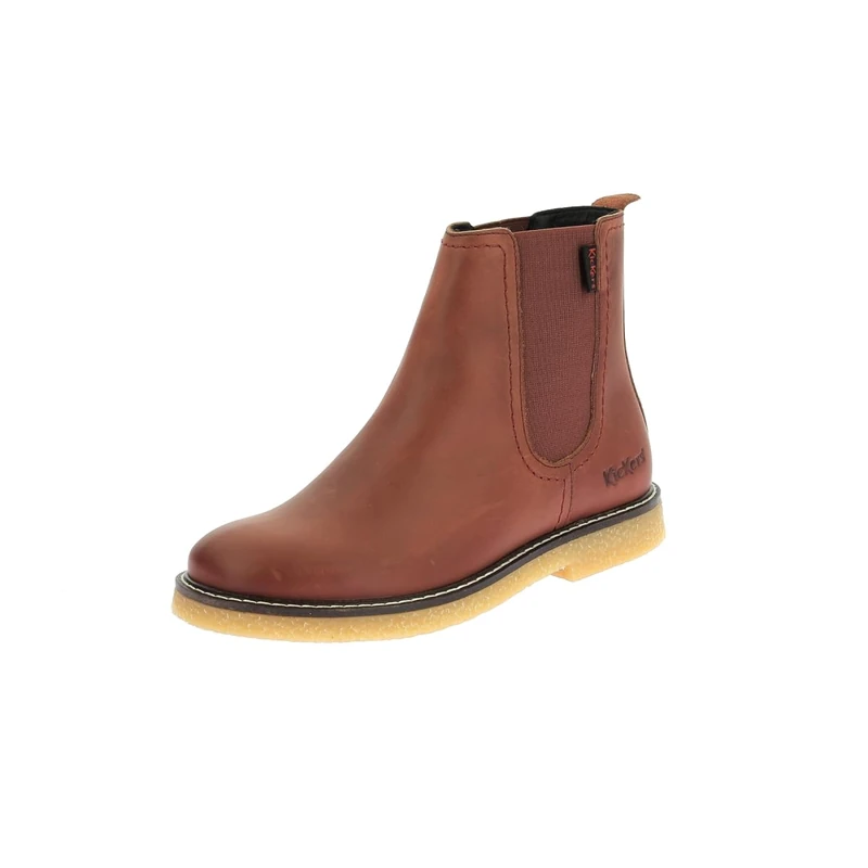 Kickers Womens Kick Lorel Chelsea Boots, Terracotta red., 3.5 UK