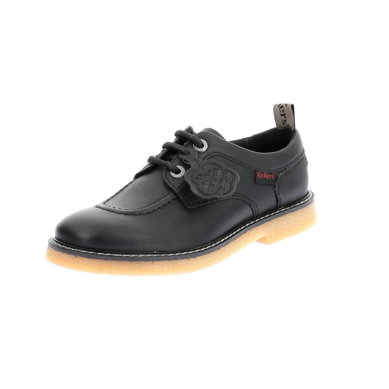 Kickers Women's Kick Levy Oxford Flat, Black Sem Honey, 6.5 UK