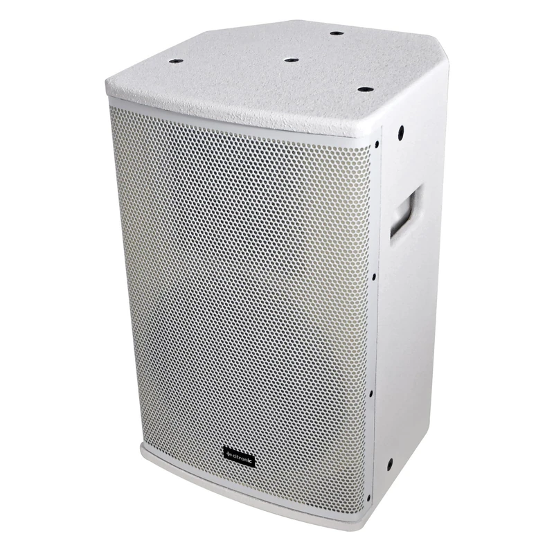 citronic | CUBA 10" Active PA Speaker with Bluetooth & DSP | 270W RMS / 540W Max Powered Cabinet for Live Sound, DJ, Parties & Presentations | Portable, Rugged, Full‑Range Audio | White