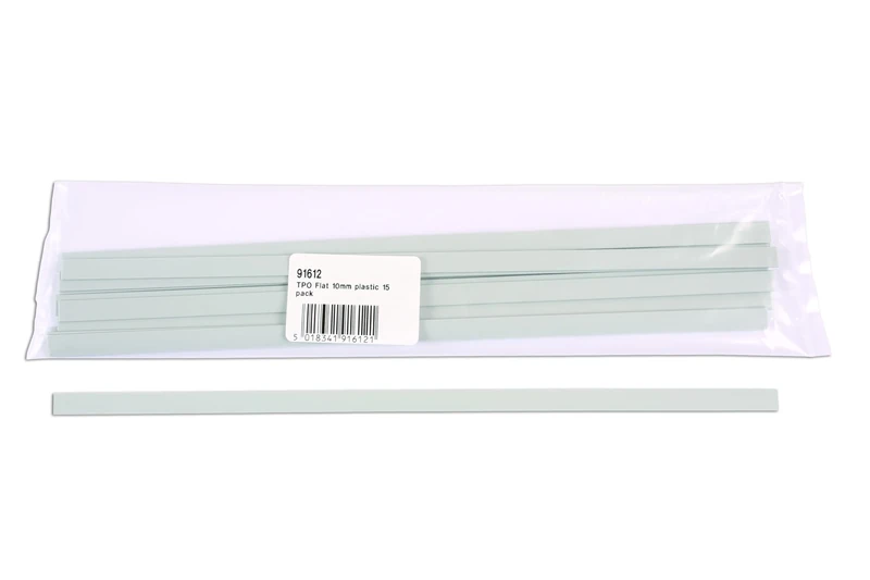 PowerTec 91612 TPO Flat Plastic Strips 10mm 15pc