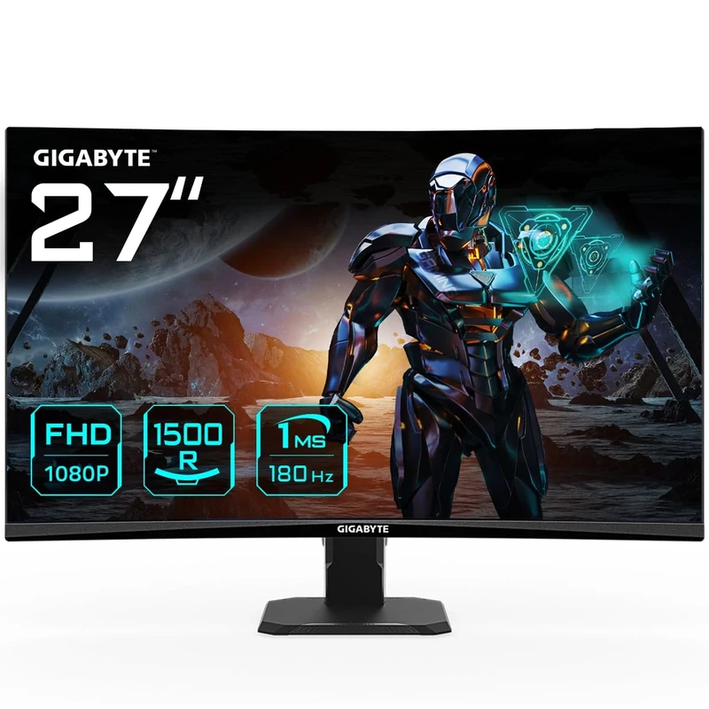 GIGABYTE GS27FC écran plat de PC 68,6 cm (27") 1920 x 1080 pixels Full HD LCD Noir