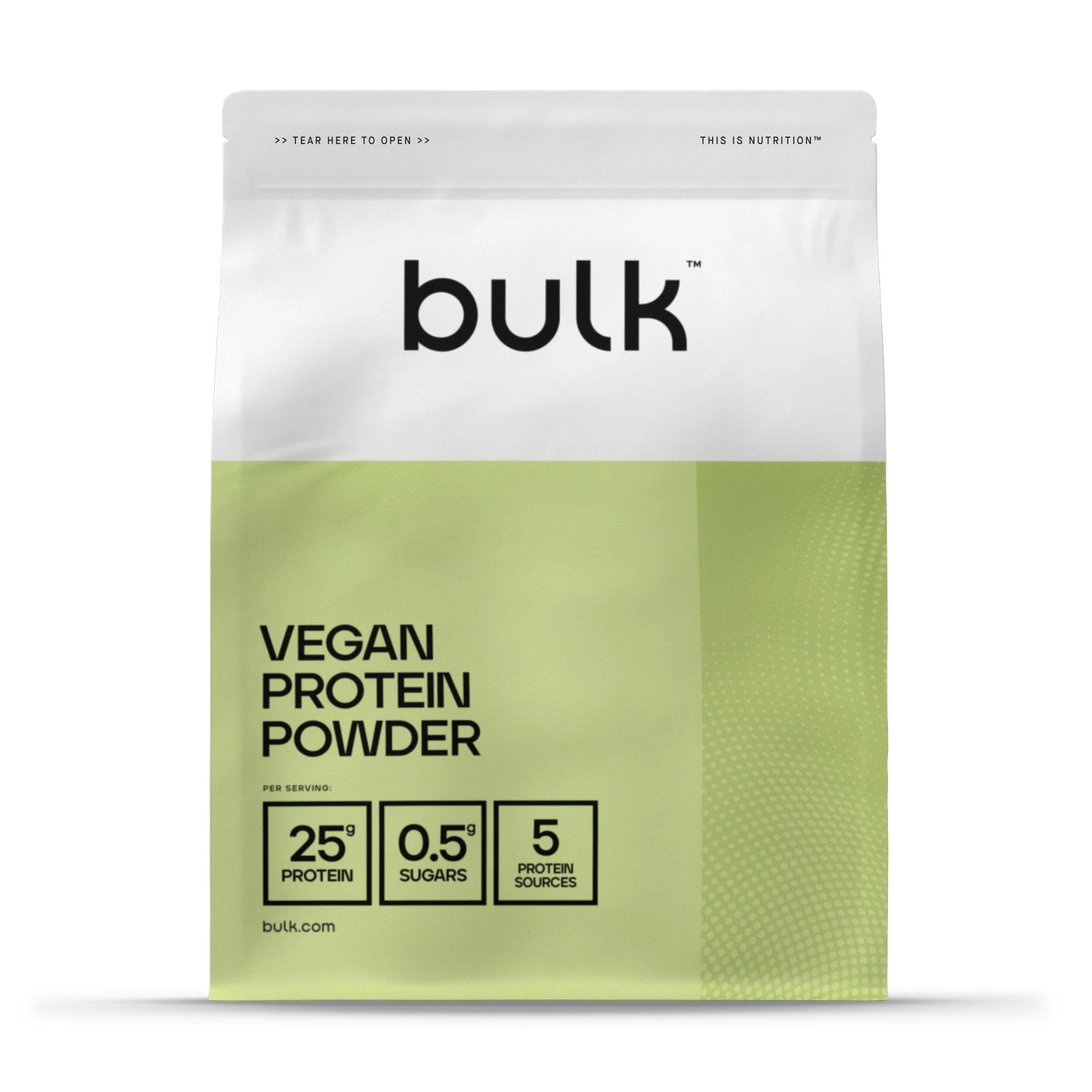 Bulk Vegan Protein Powder, Plant Based Protein Shake, Vanilla, 1 kg, New & Improved Formula, 28 Servings, Packaging May Vary