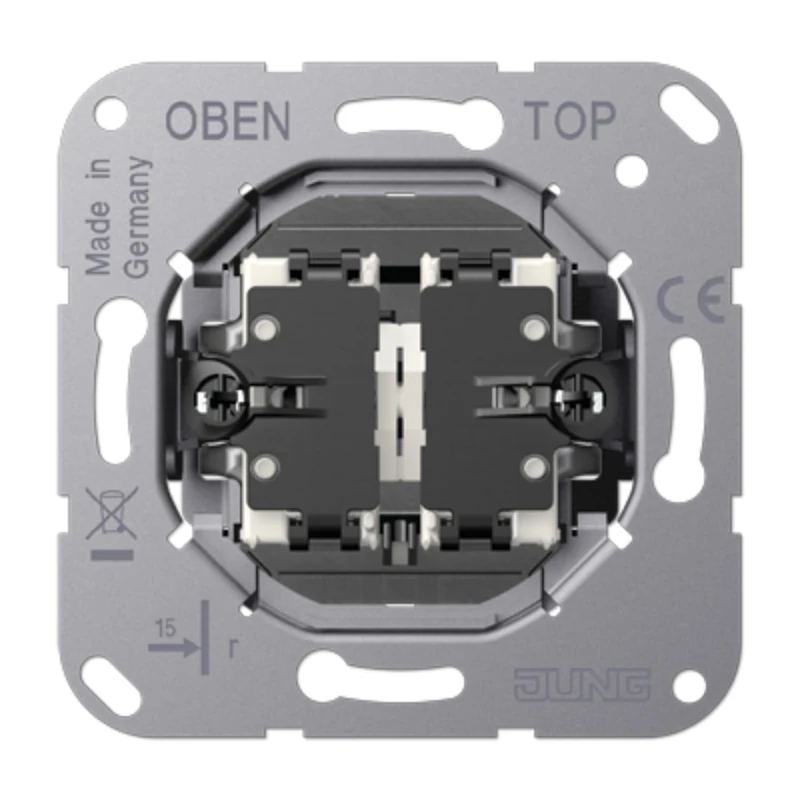 Double Switch Mechanism 10AX/250V. LS1912 (Reference: JUNG K505EU)